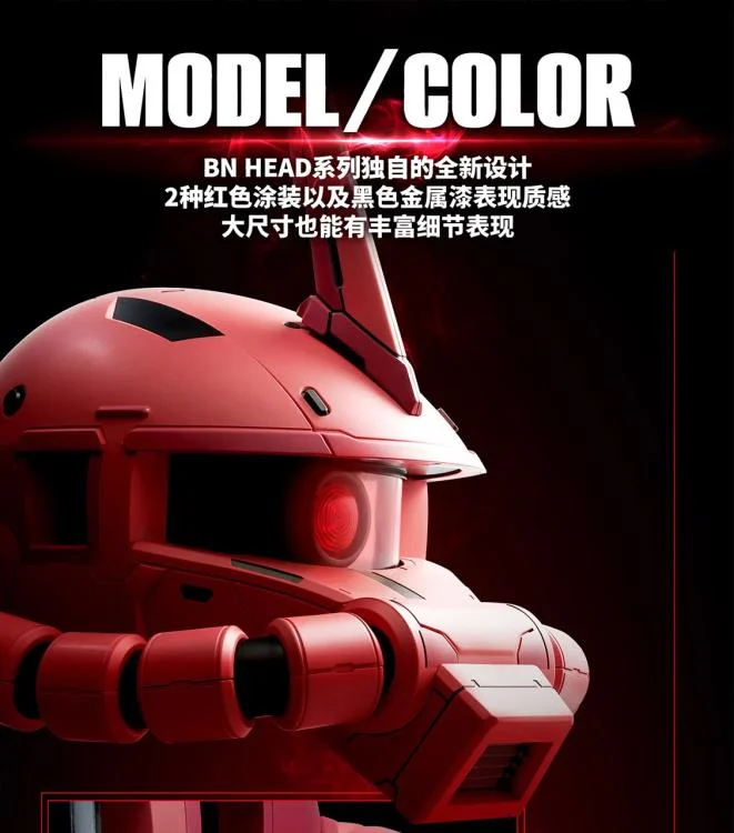 <preorder ปิดรับวันที่ 31/10/2024> เปิดรับPreorder มัดจำ 1000 บาท BN HEAD COLLECTION VOL.3 MS-06S ZAKU II