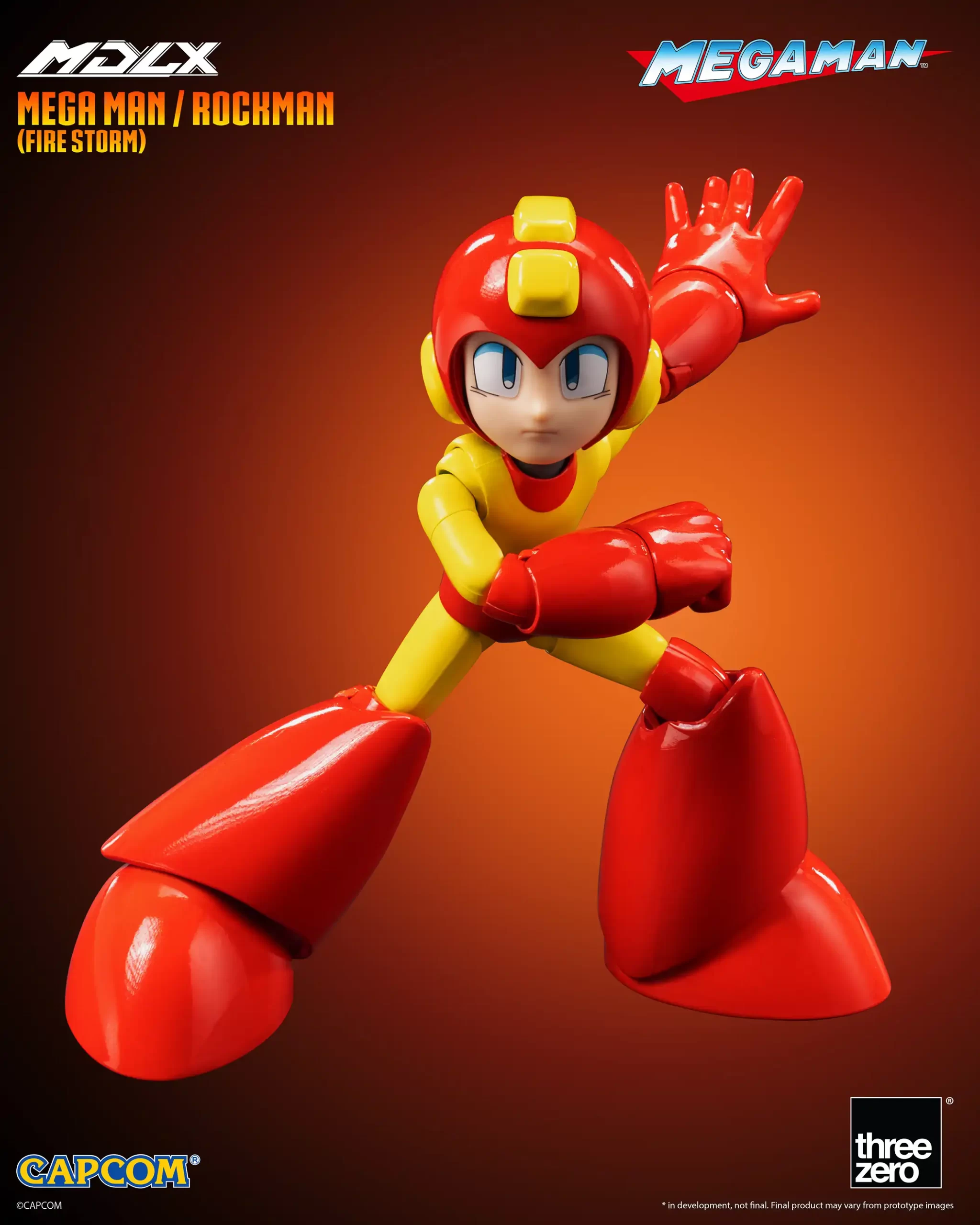 <preorder ปิดรับวันที่ 6/12/2024> เปิดรับPreorder มัดจำ 500 บาท Mega Man Fire Storm ver. 4" MDLX by Three Zero