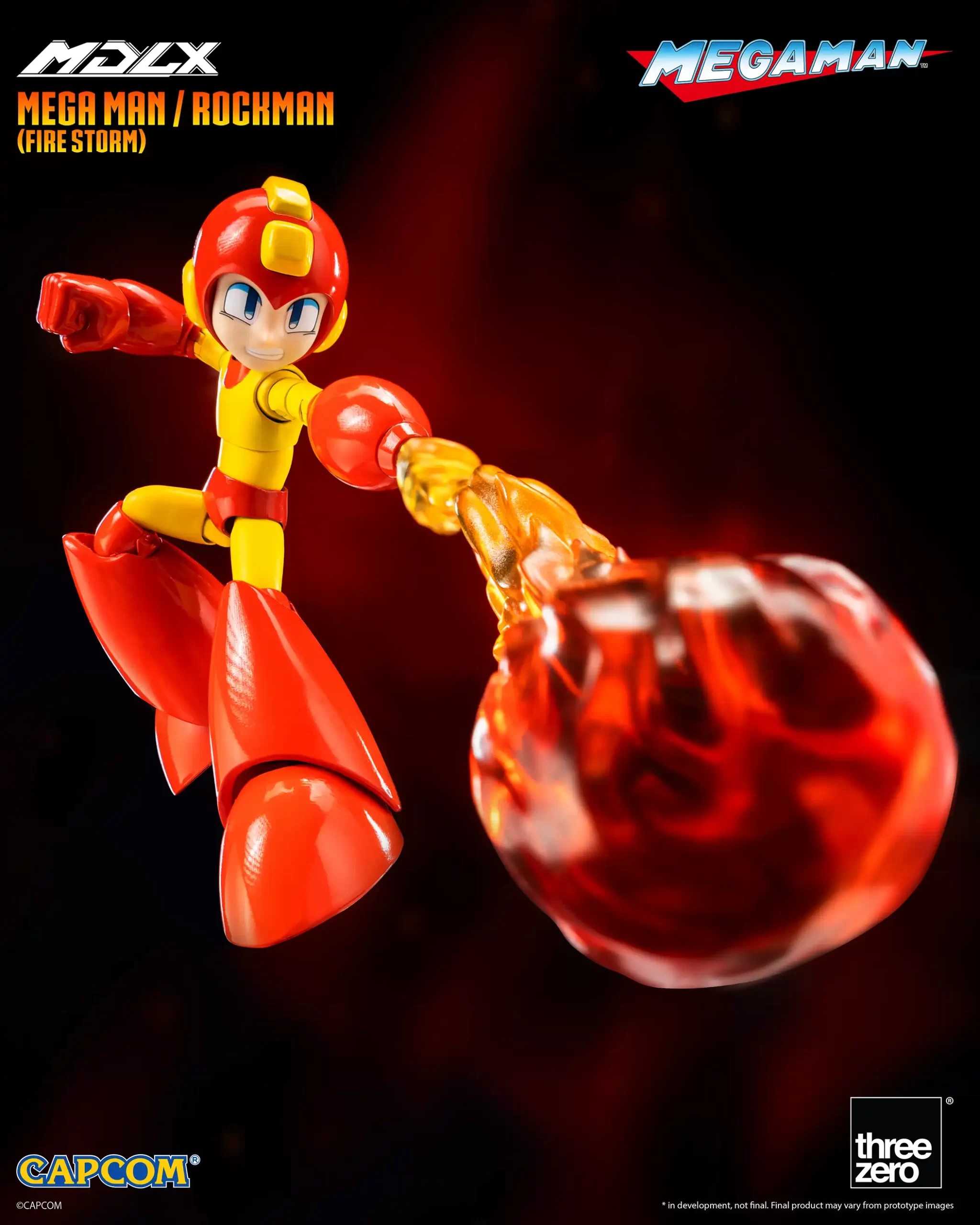 <preorder ปิดรับวันที่ 6/12/2024> เปิดรับPreorder มัดจำ 500 บาท Mega Man Fire Storm ver. 4" MDLX by Three Zero