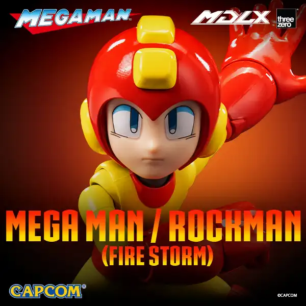 <preorder ปิดรับวันที่ 6/12/2024> เปิดรับPreorder มัดจำ 500 บาท Mega Man Fire Storm ver. 4" MDLX by Three Zero